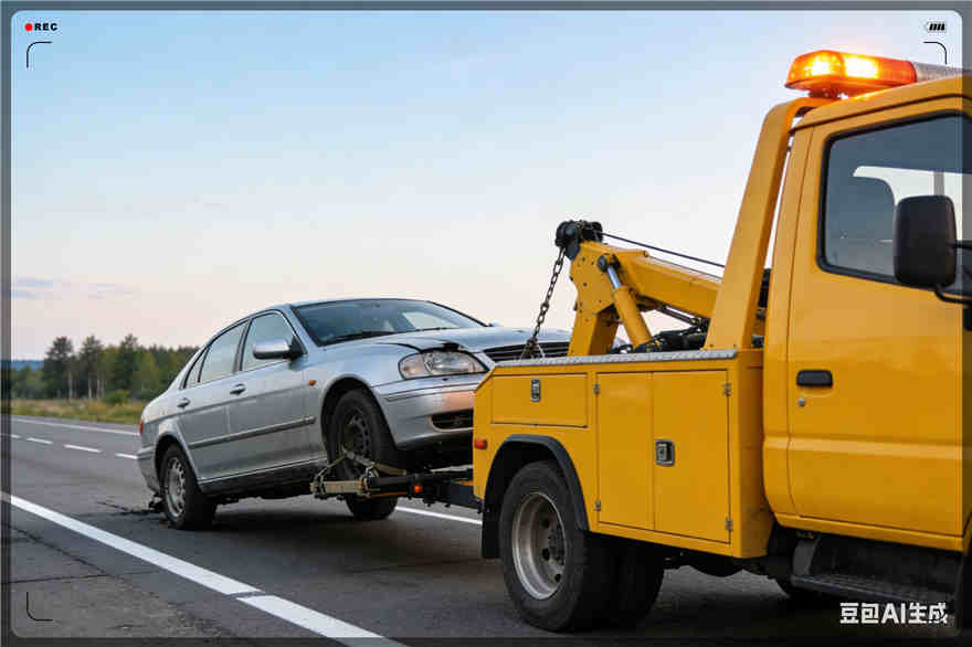 绥芬河拖车救援电话【案例】