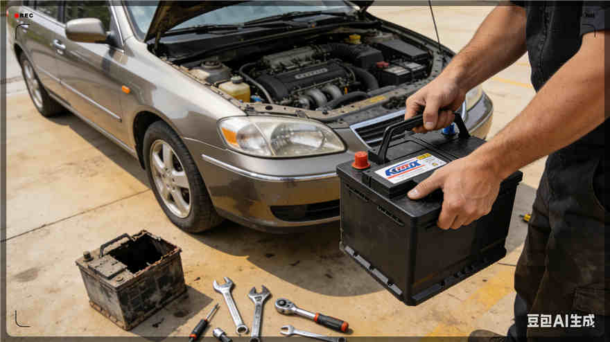 绥芬河汽车换电瓶电话【案例】